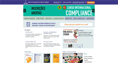 Desktop Screenshot of ibccrim.org.br