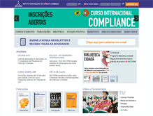Tablet Screenshot of ibccrim.org.br